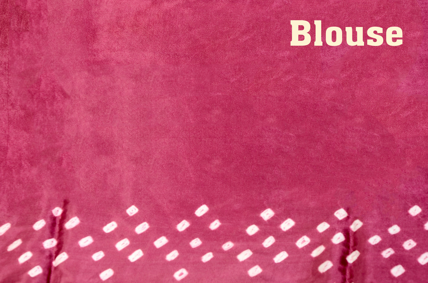 Royal Raaga – Handcrafted Magenta Bandhani Saree with Japan Zari