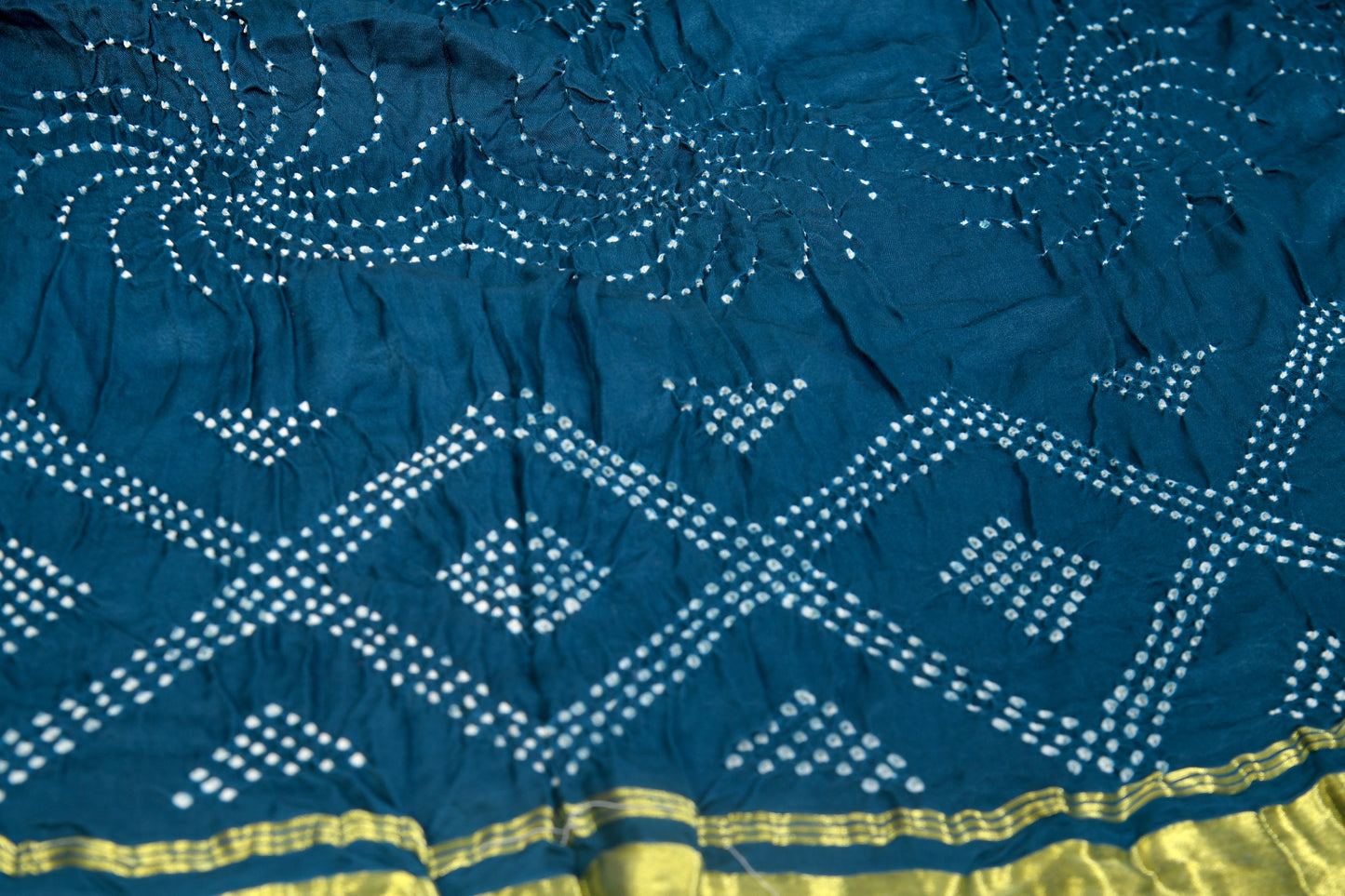 Indigo Rai Bandhej Dupatta