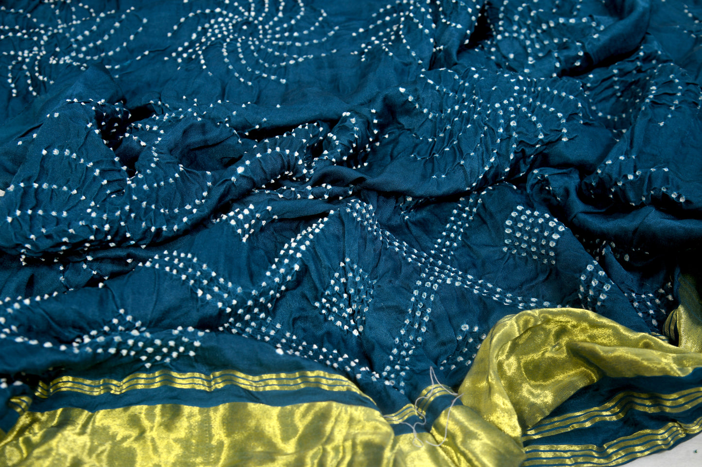 Indigo Rai Bandhej Dupatta