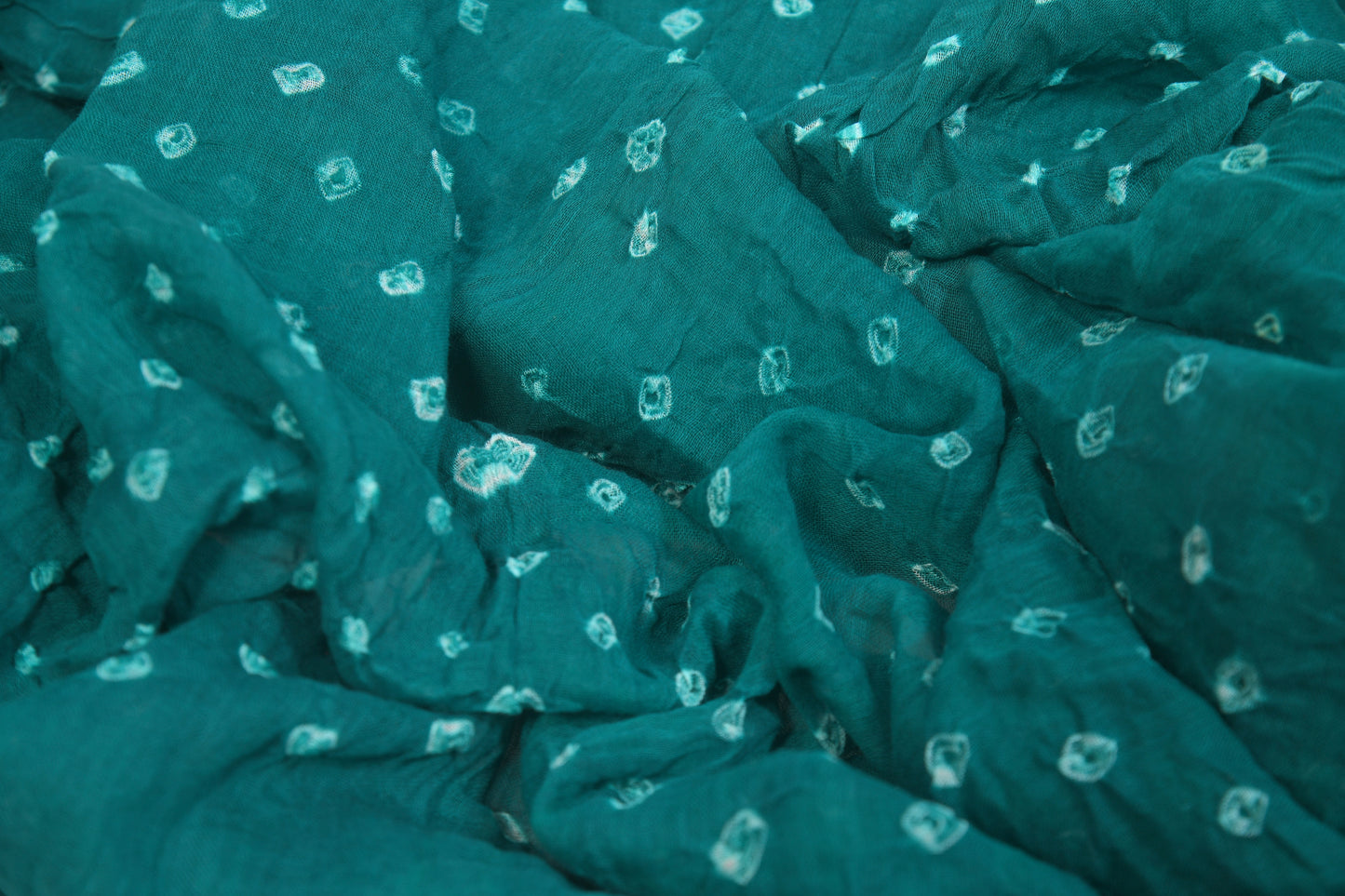 Green Mal Cotton Bandhani Dupatta