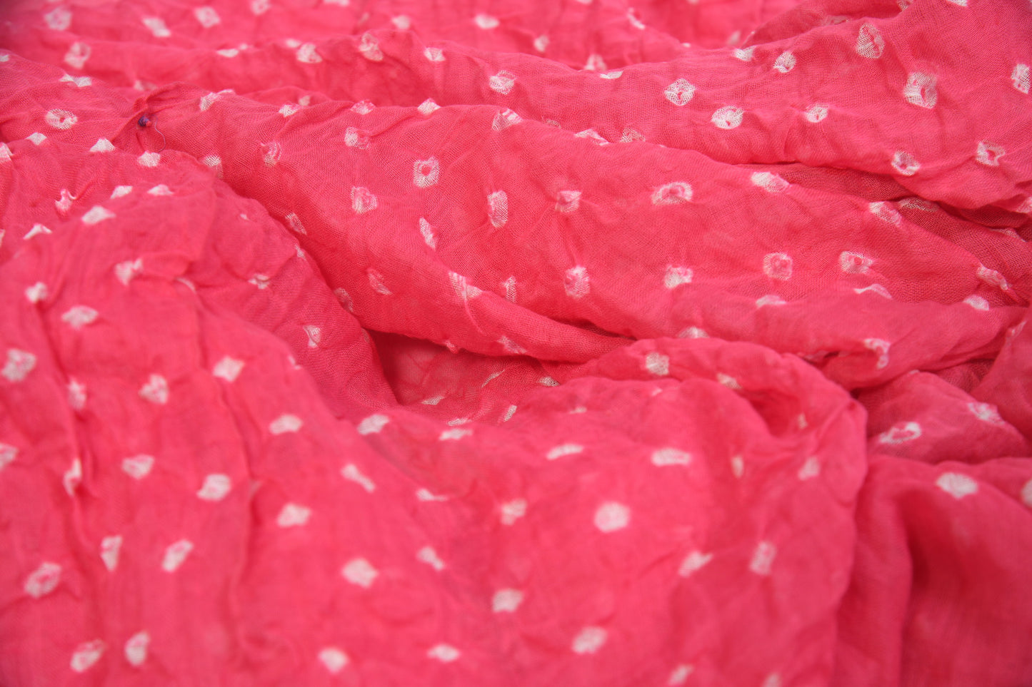 Pink Mal Cotton Bandhani Dupatta