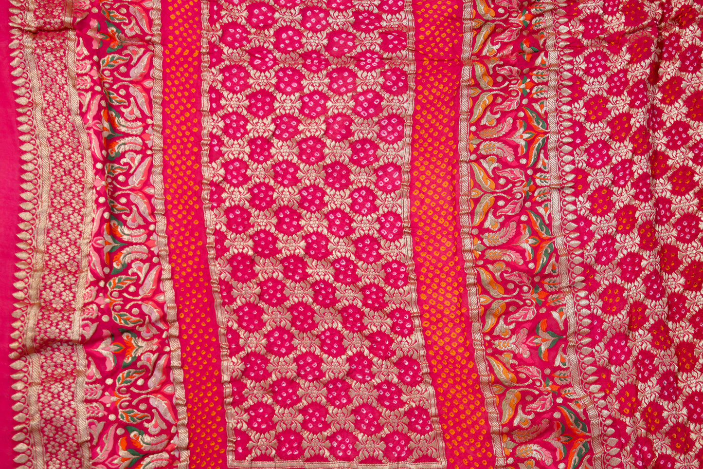 Banarasi pink upada dupatta