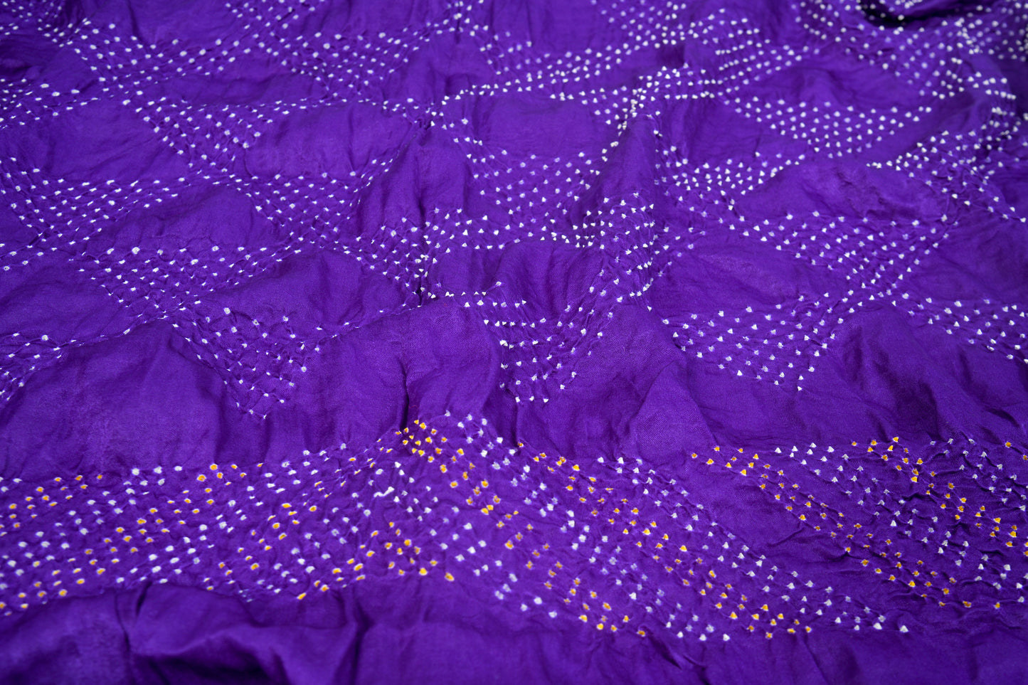 Blue Multi Colour Rai Bandhej Dupatta
