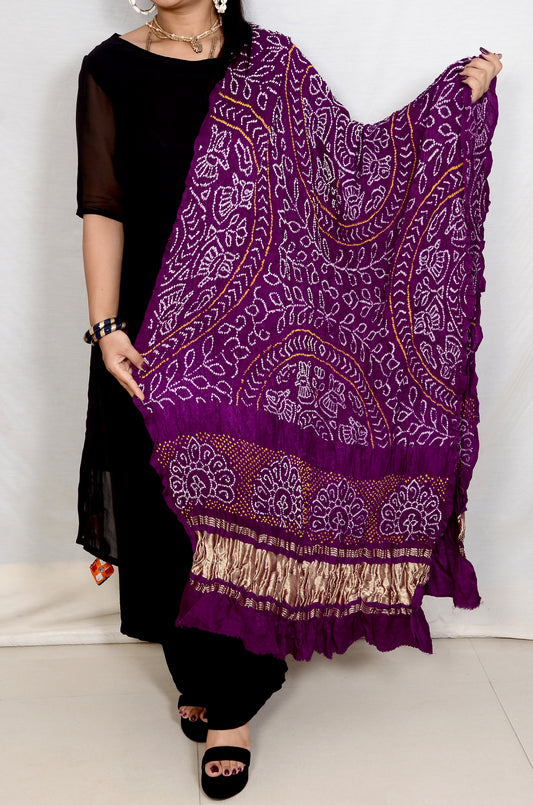 Bengan Rasmandal rai bandhej Dupatta