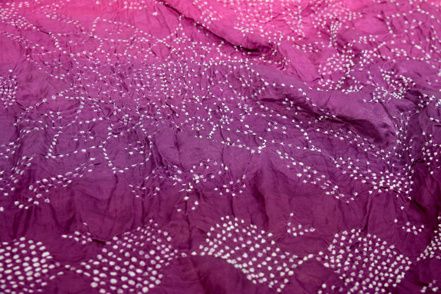 Rani and Purple rai bandhej dupatta