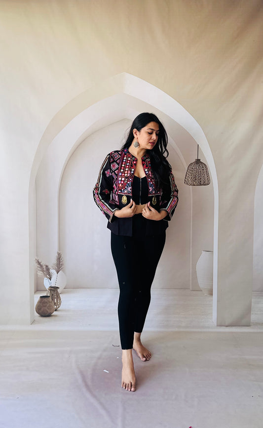Artisan Threadwork Black Jacket