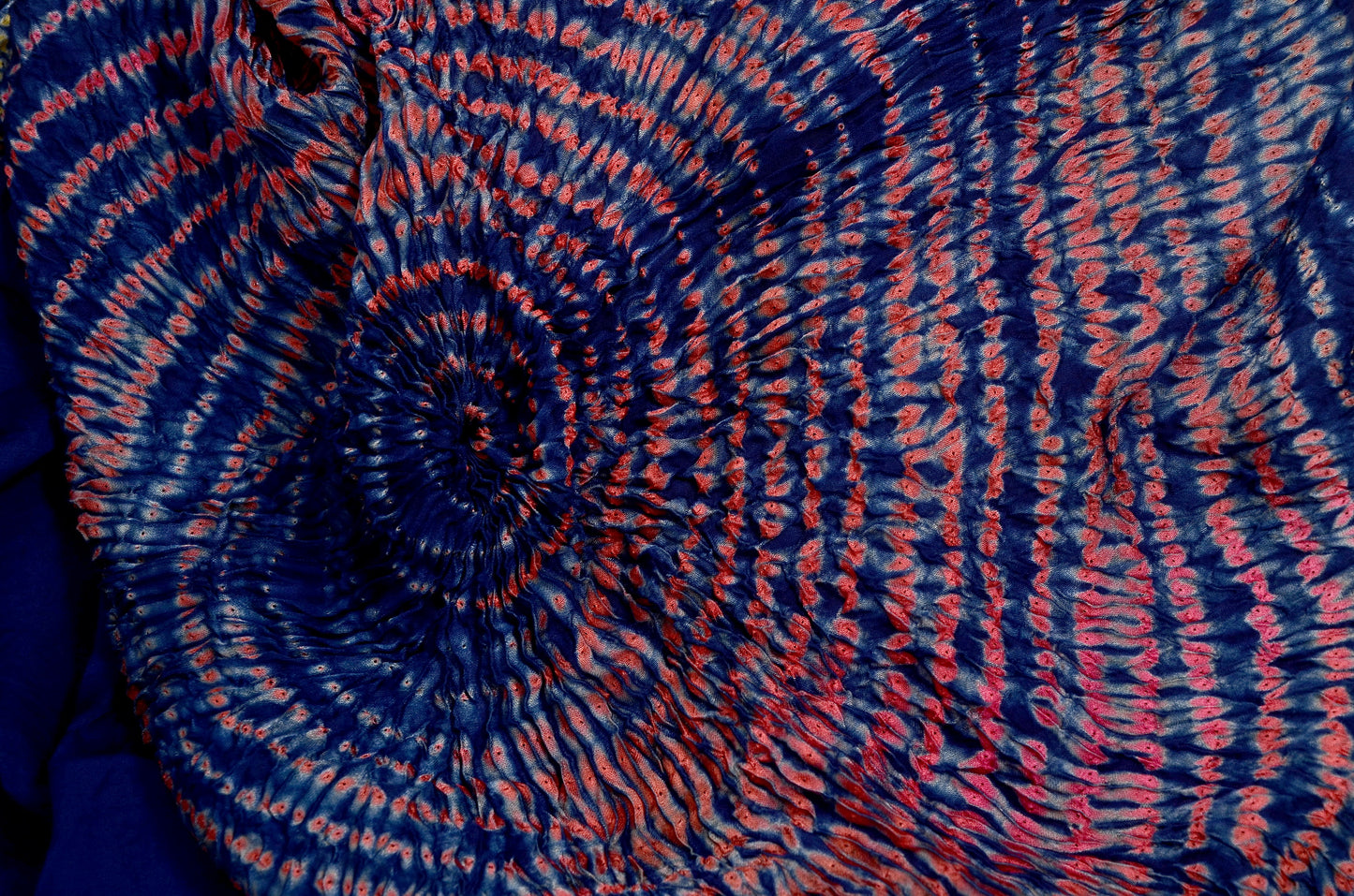 Multicolor Shibori Modal Silk Dupatta – Hand Dyed & Lightweight