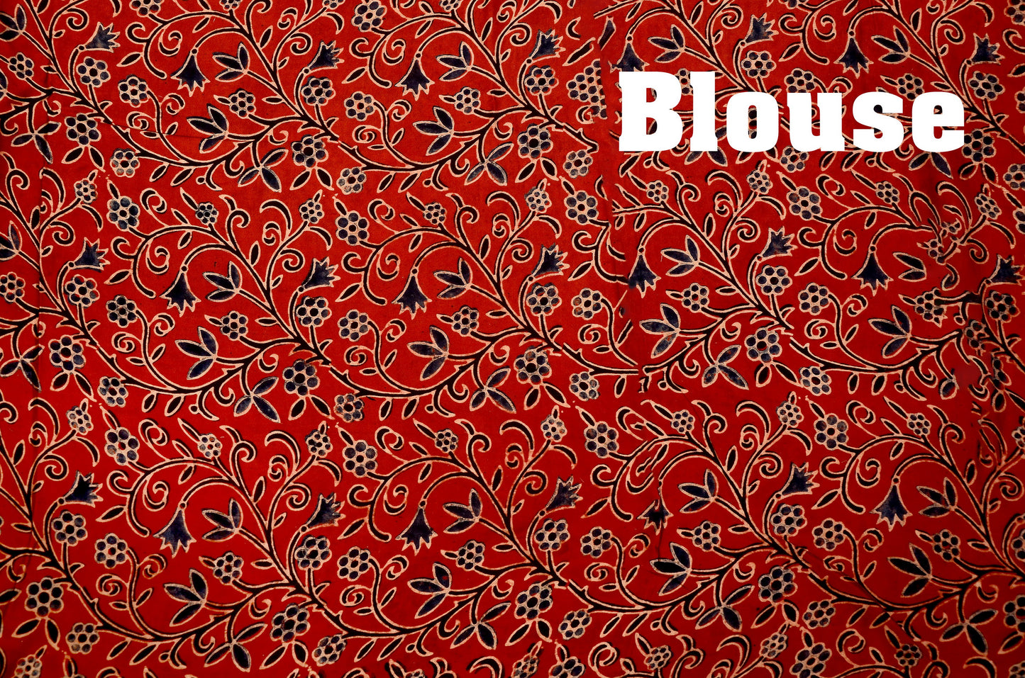 "Garnet Horizon – Maroon Ajrakh Hand Block Saree in Modal Silk"