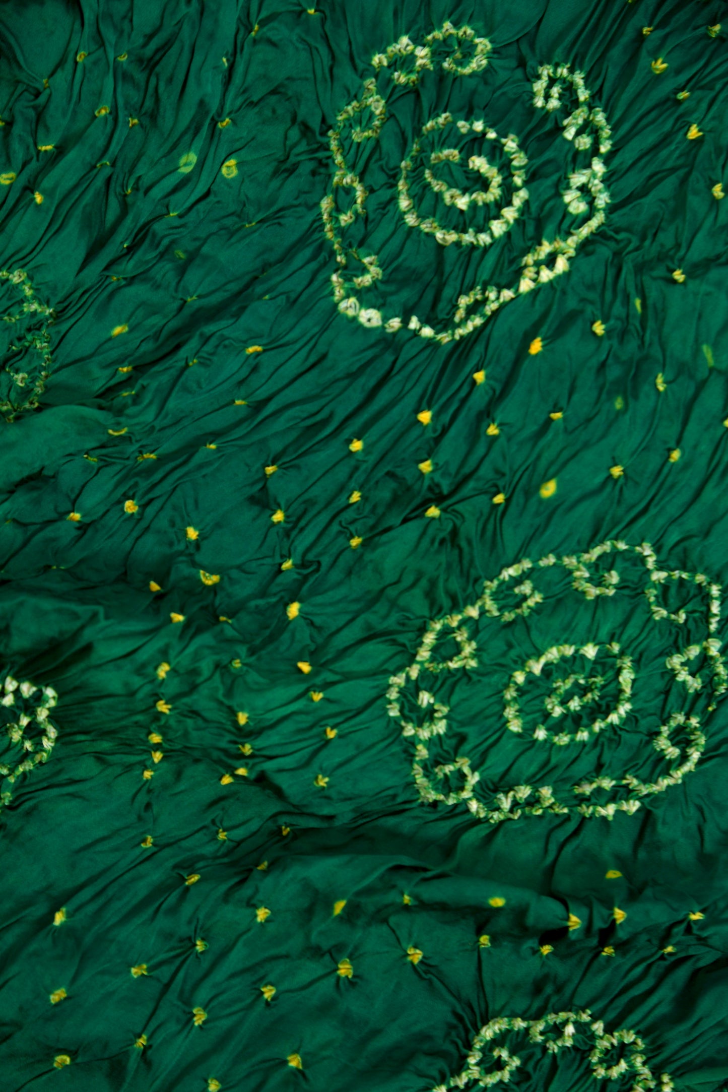 Cloud Pattern Green Modal Dupatta