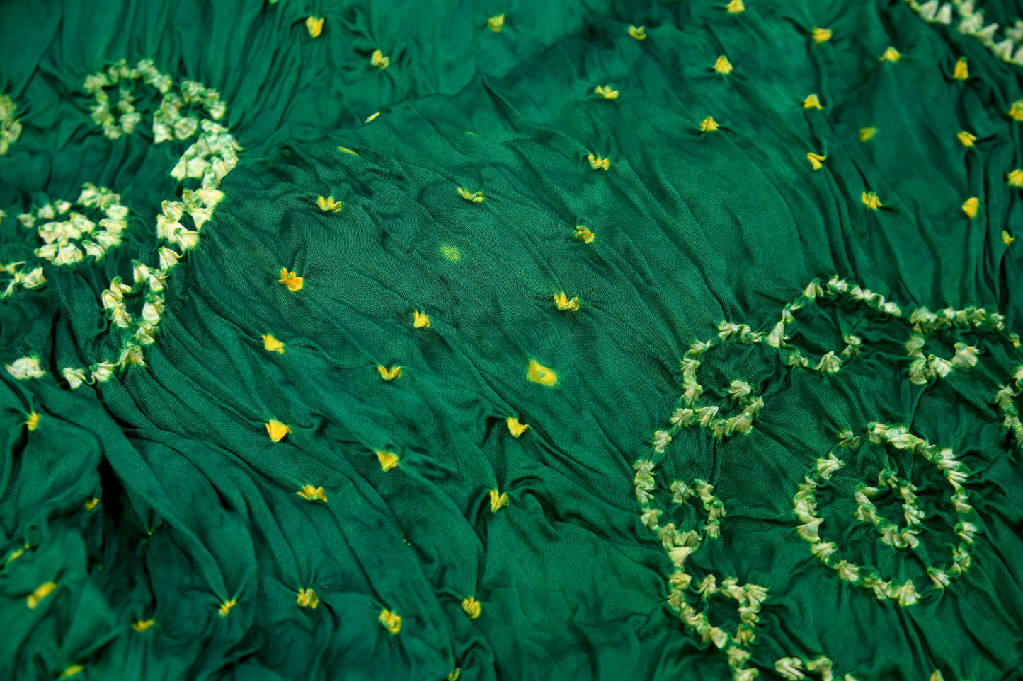 Cloud Pattern Green Modal Dupatta