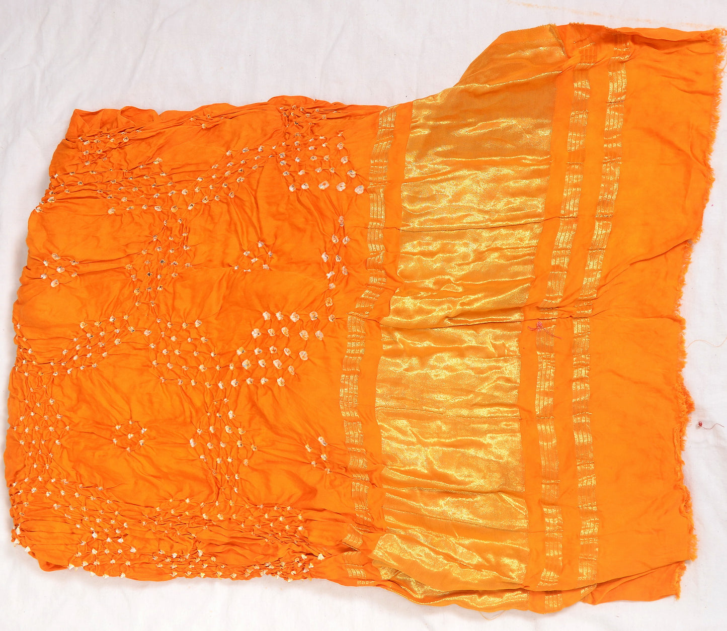 Star Pattern Yellow Modal Silk Dupatta