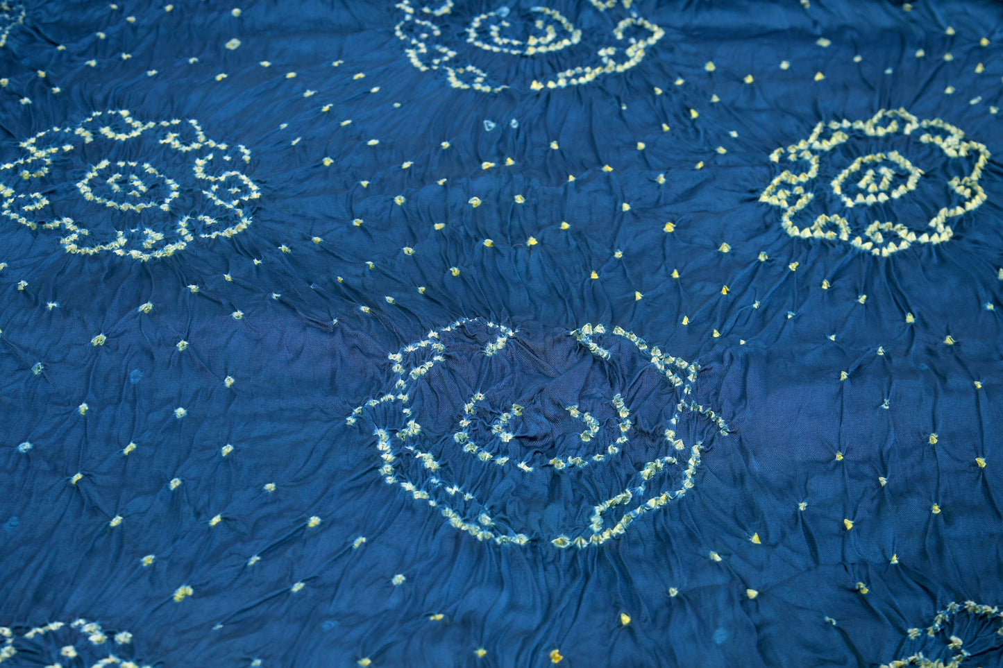 Cloud Pattern Indigo Modal Dupatta