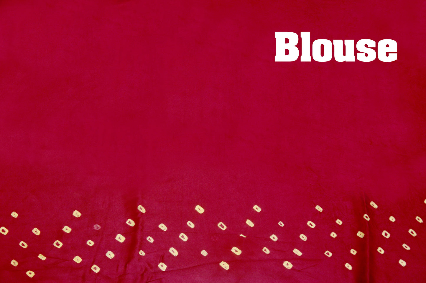 Aangan Leher – Brown Maroon Hand-Tied Bandhani Saree