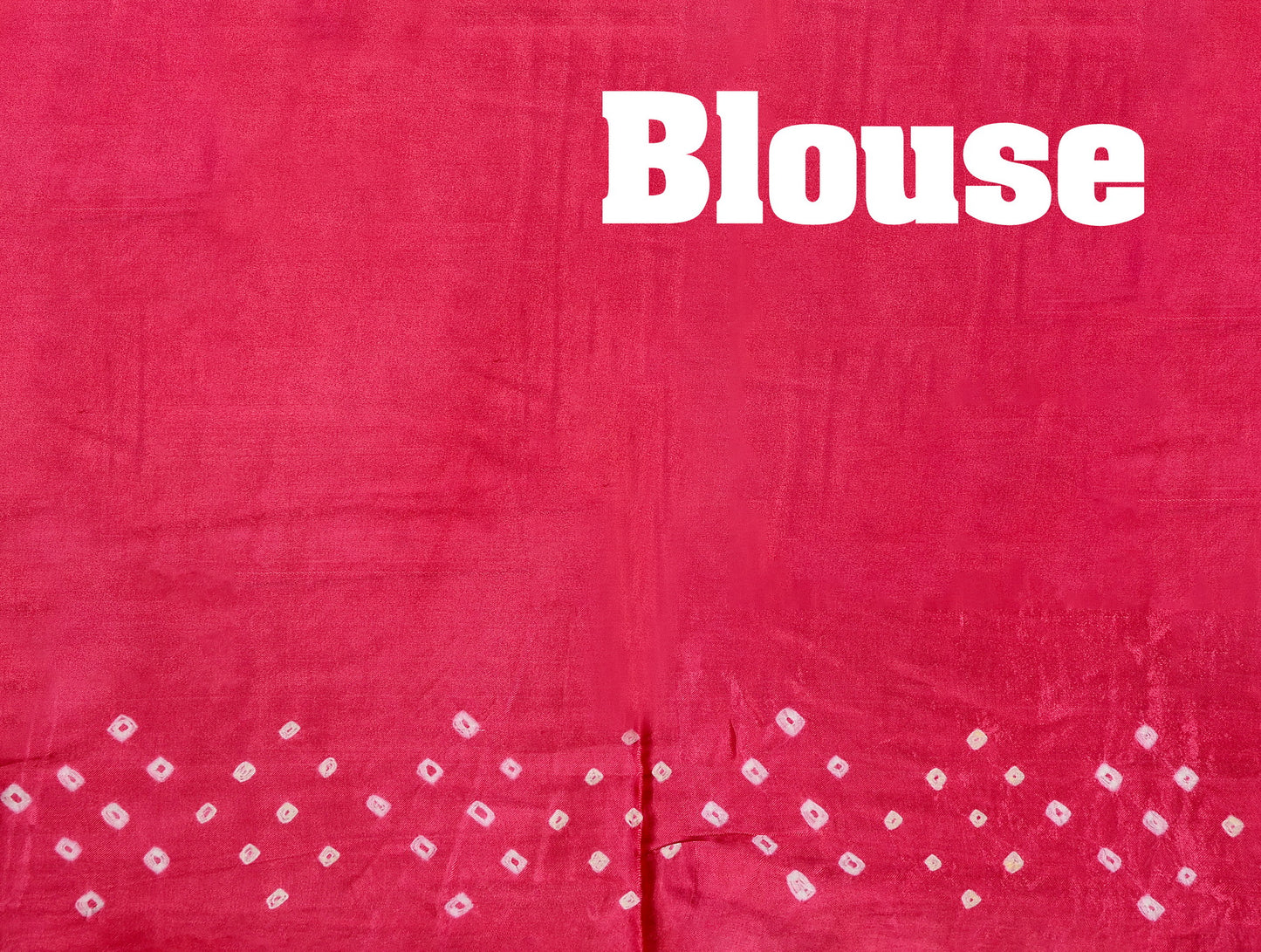 Pink dani saree with edges