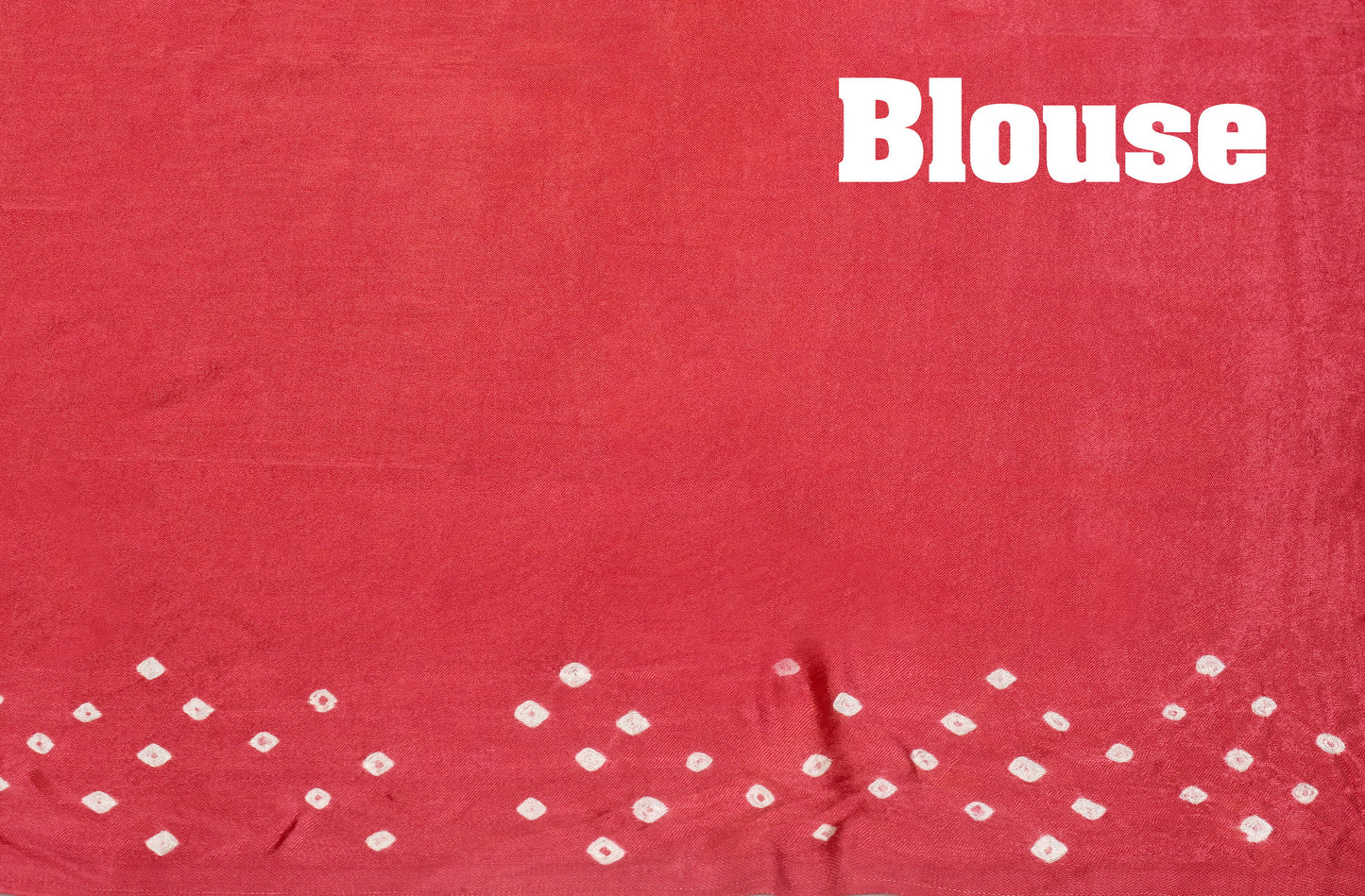 Gulaab Sindoor – Red & Hot Pink Gulti Bandhani Saree in Modal Silk